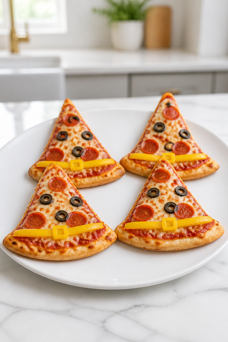 Halloween Witch Hat Personal Pizzas