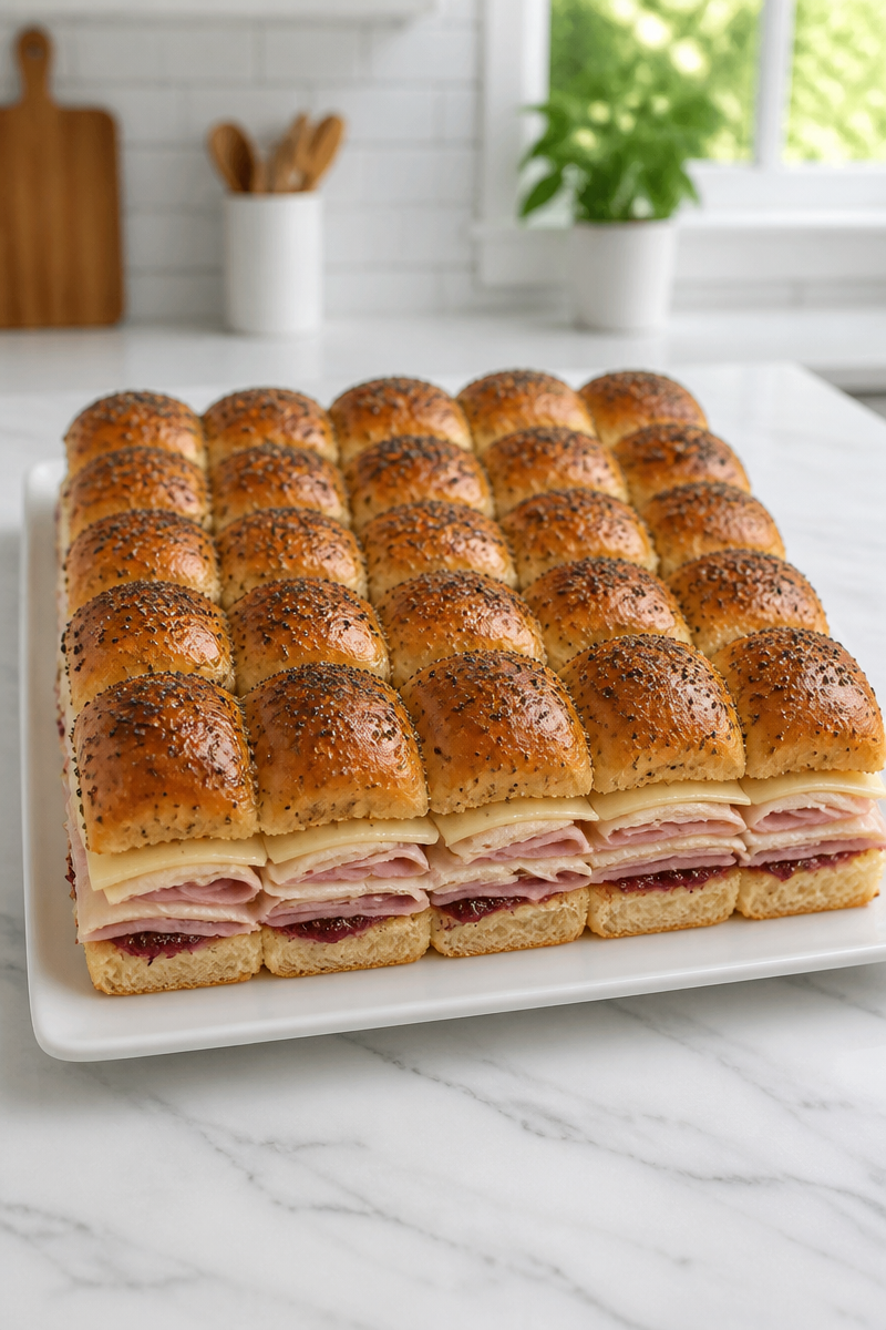 Hawaiian Roll Turkey Ham Bake Hawaiian Roll Turkey Ham Bake