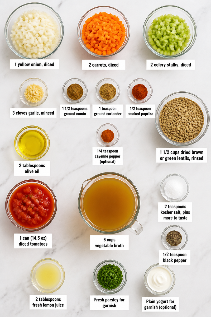 Hearty Spiced Lentil Vegetable Soup Hearty Spiced Lentil Vegetable Soup