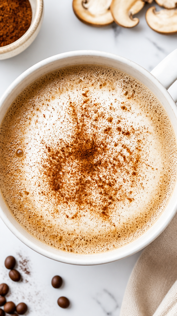 Homemade Mushroom Coffee Latte Recipe Homemade Mushroom Coffee Latte Recipe