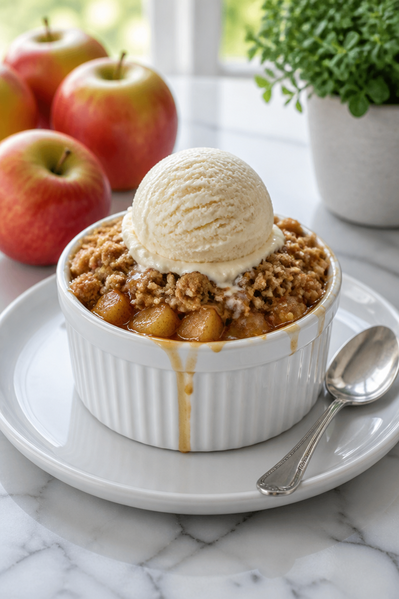 Honeycrisp Apple Crisp Individual Ramekin Honeycrisp Apple Crisp Individual Ramekin