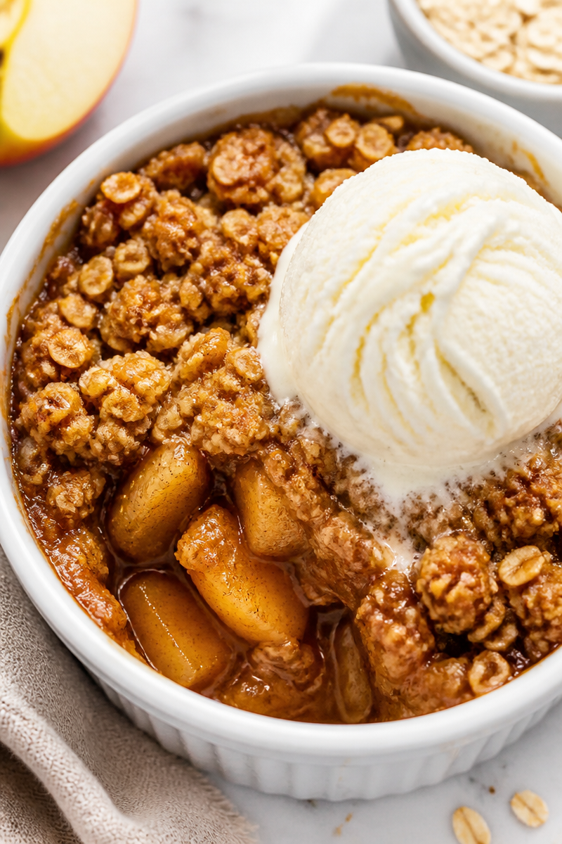 Honeycrisp Apple Crisp Individual Ramekin Honeycrisp Apple Crisp Individual Ramekin