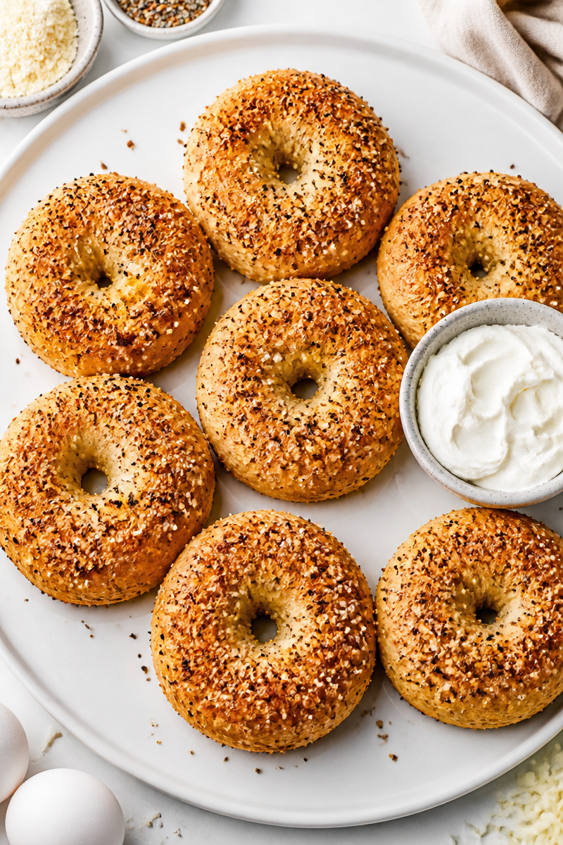 Keto Almond Flour Bagel Everything Keto Almond Flour Bagel Everything