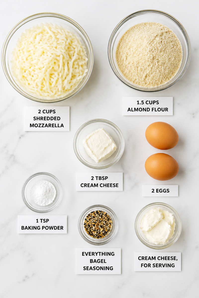 Keto Almond Flour Bagel Everything Keto Almond Flour Bagel Everything