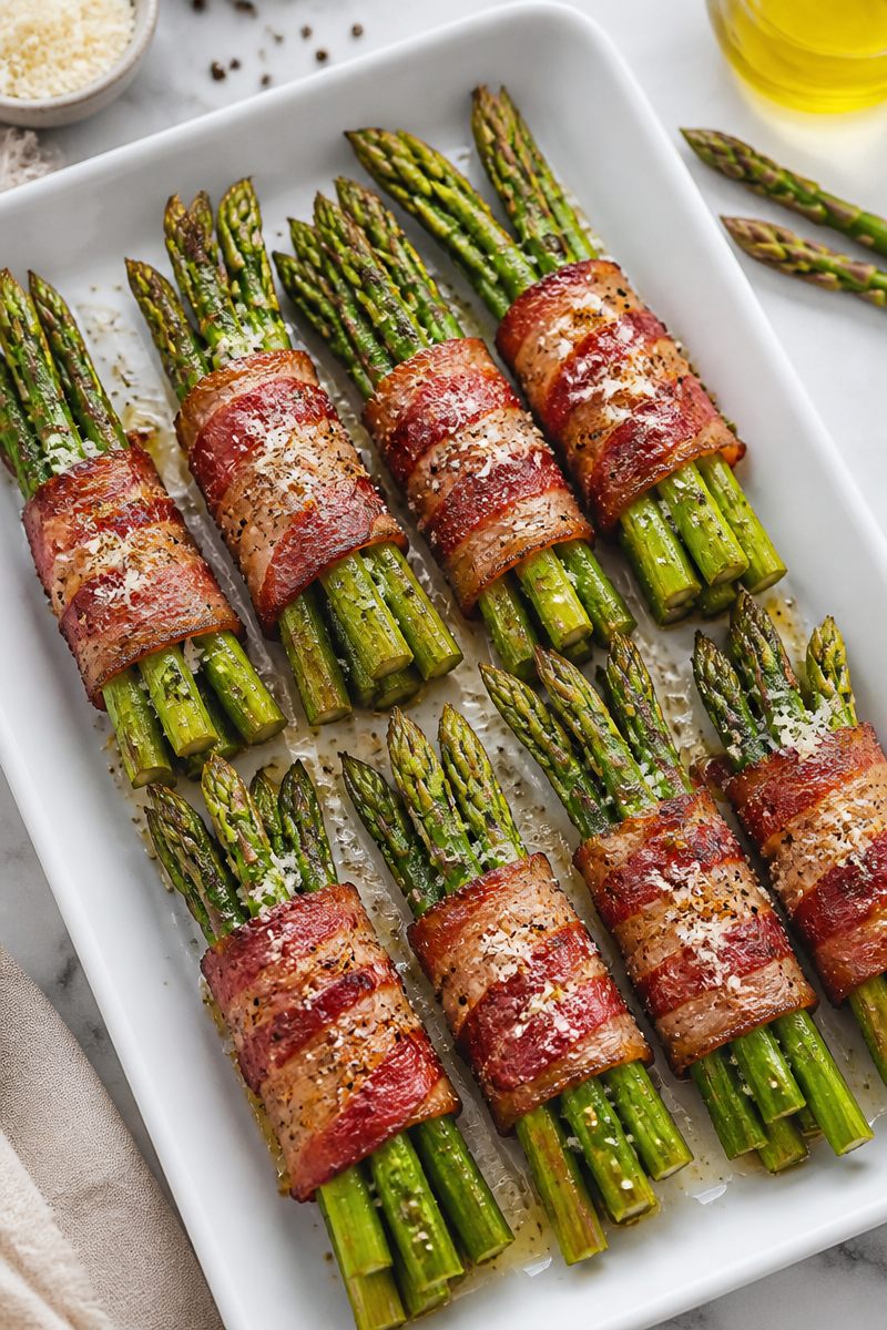 Keto Bacon Wrapped Asparagus Bundle Keto Bacon Wrapped Asparagus Bundle