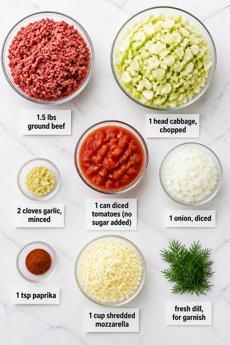 Keto Cabbage Roll Casserole Unstuffed Keto Cabbage Roll Casserole Unstuffed