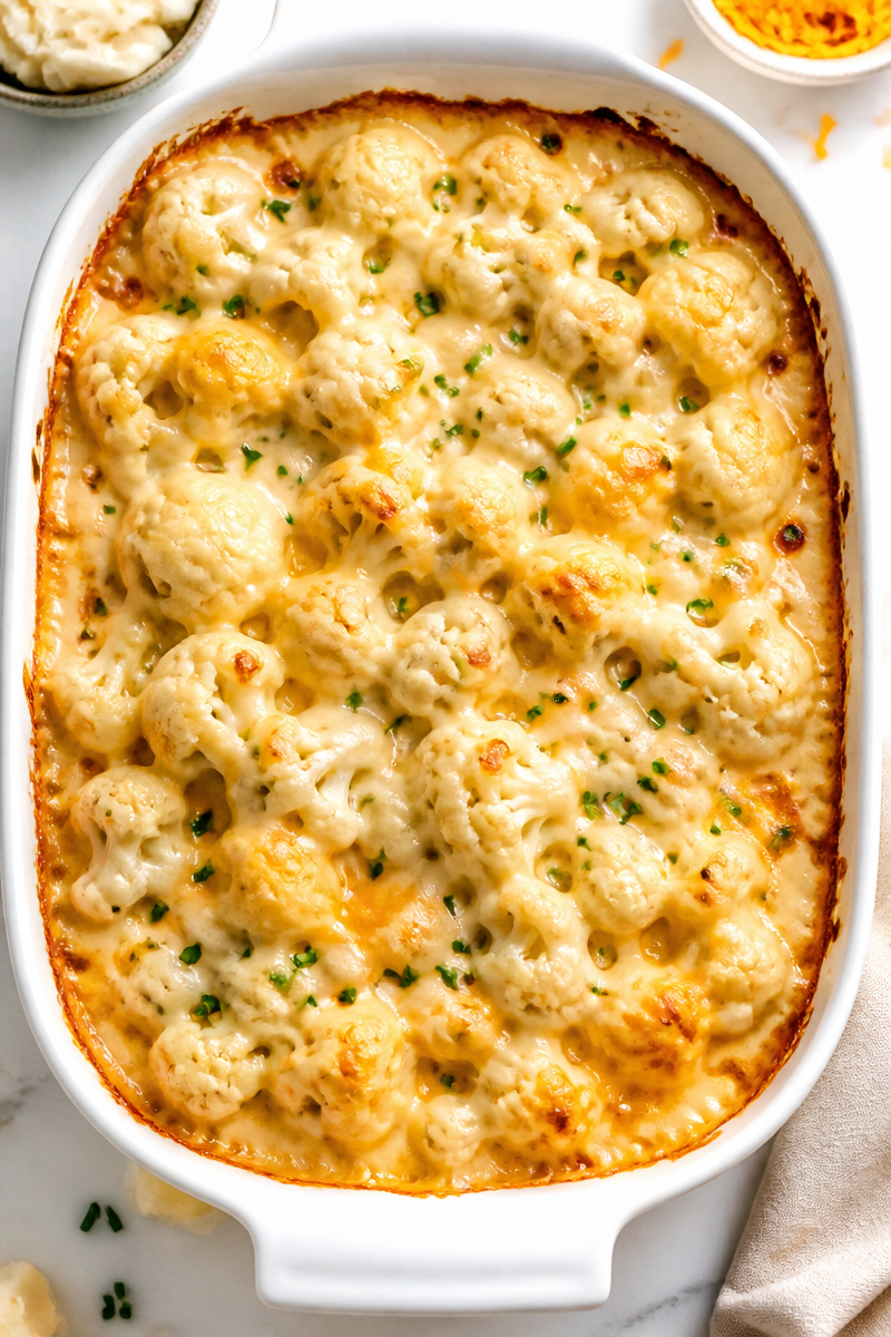 Keto Cheese Curd Bake Cauliflower Keto Cheese Curd Bake Cauliflower