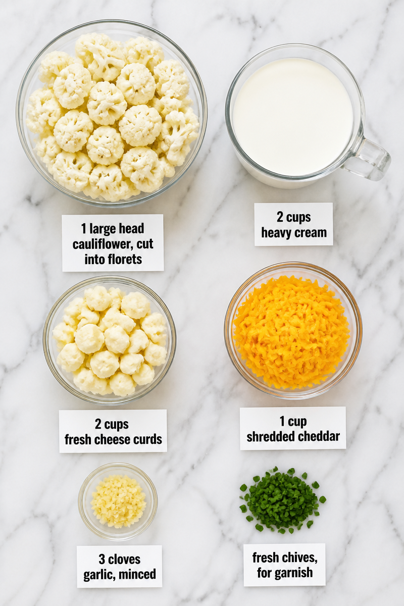 Keto Cheese Curd Bake Cauliflower Keto Cheese Curd Bake Cauliflower