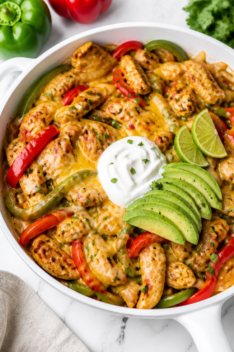 Keto Chicken Fajita Skillet Pepper Keto Chicken Fajita Skillet Pepper