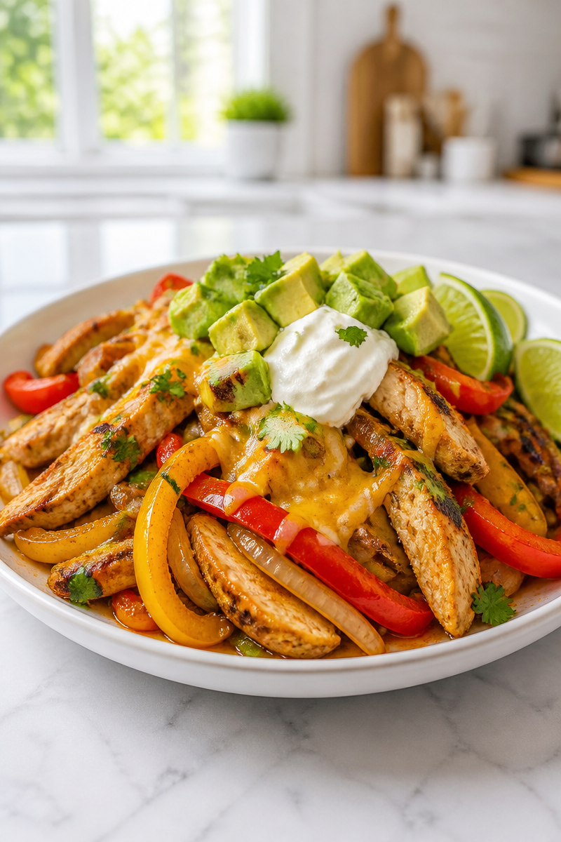 Keto Chicken Fajita Skillet Pepper Keto Chicken Fajita Skillet Pepper