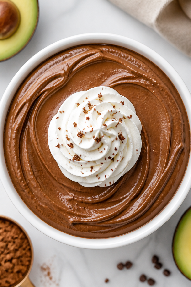Keto Chocolate Avocado Mousse Cup Keto Chocolate Avocado Mousse Cup