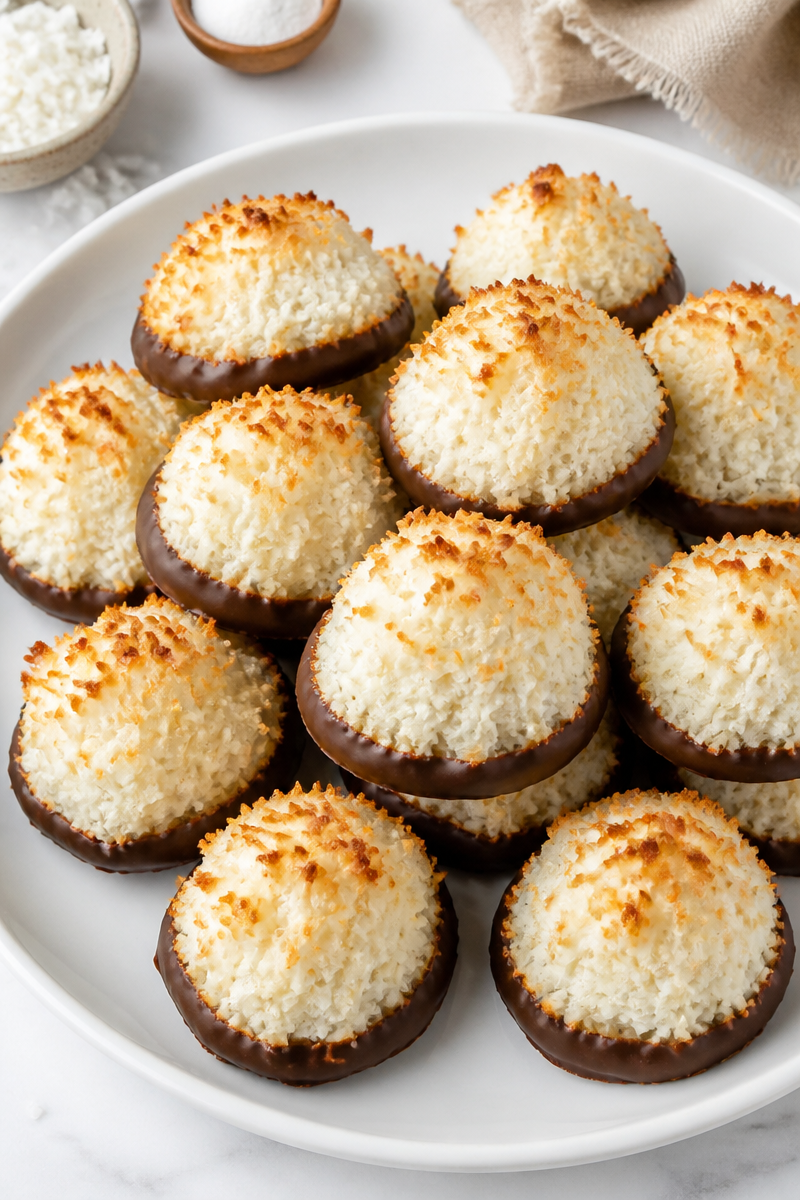 Keto Chocolate Coconut Macaroon Bite Keto Chocolate Coconut Macaroon Bite