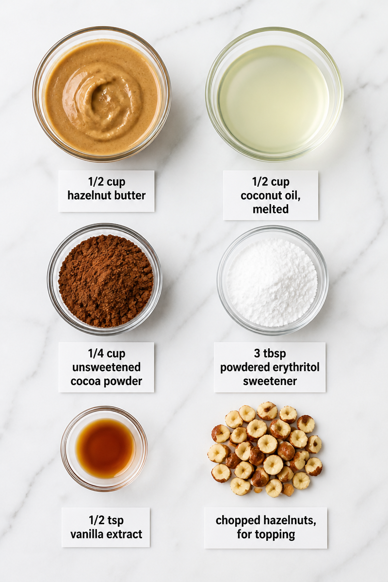 Keto Chocolate Hazelnut Fat Bomb