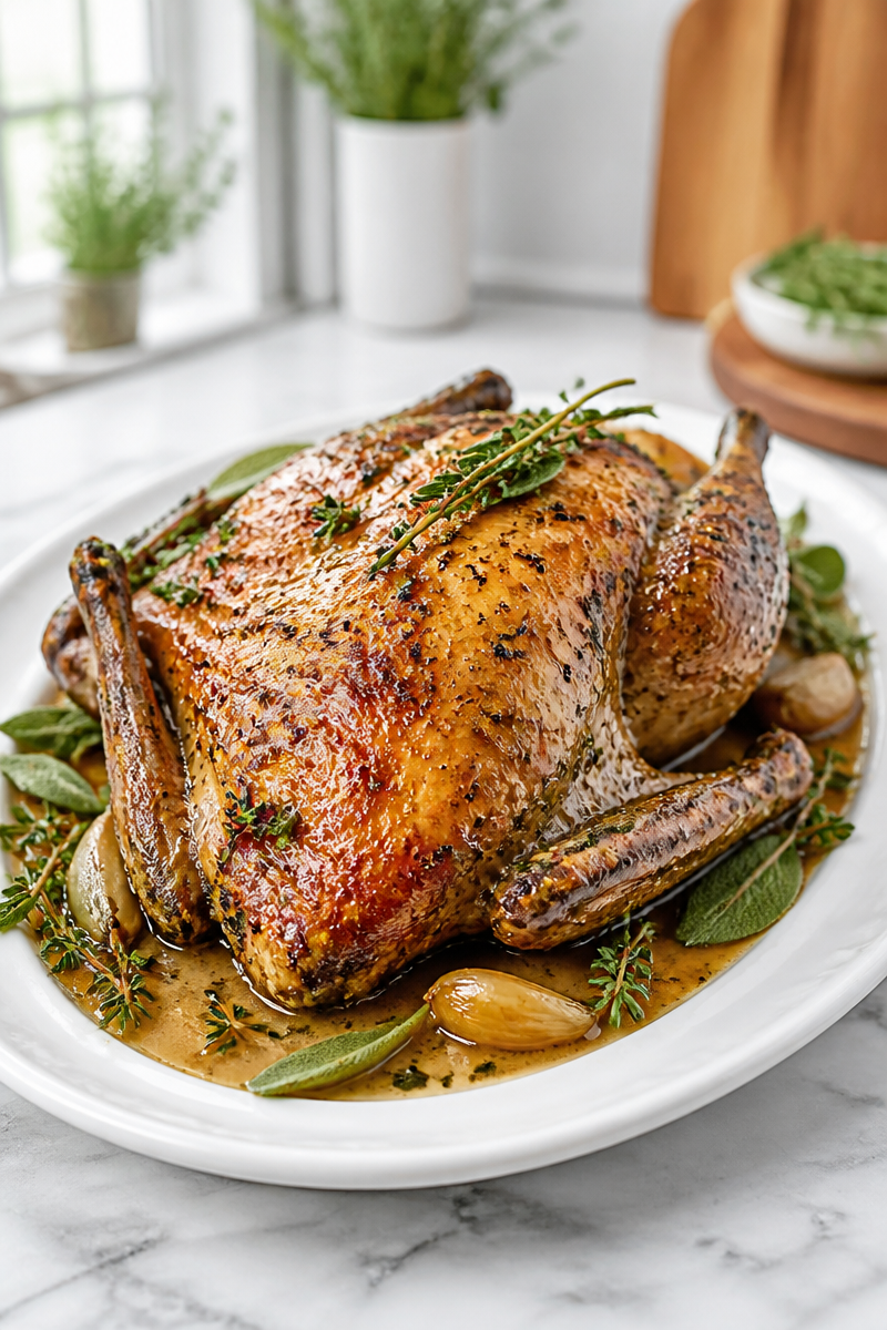 Keto Pheasant Herb Butter Roast Keto Pheasant Herb Butter Roast