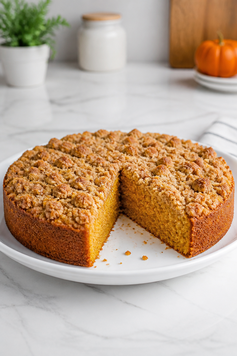 Keto Pumpkin Coffee Cake Streusel Keto Pumpkin Coffee Cake Streusel