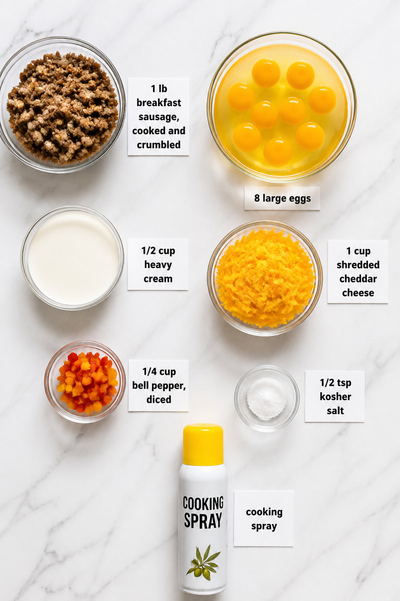 Keto Sausage Egg Breakfast Muffin Keto Sausage Egg Breakfast Muffin