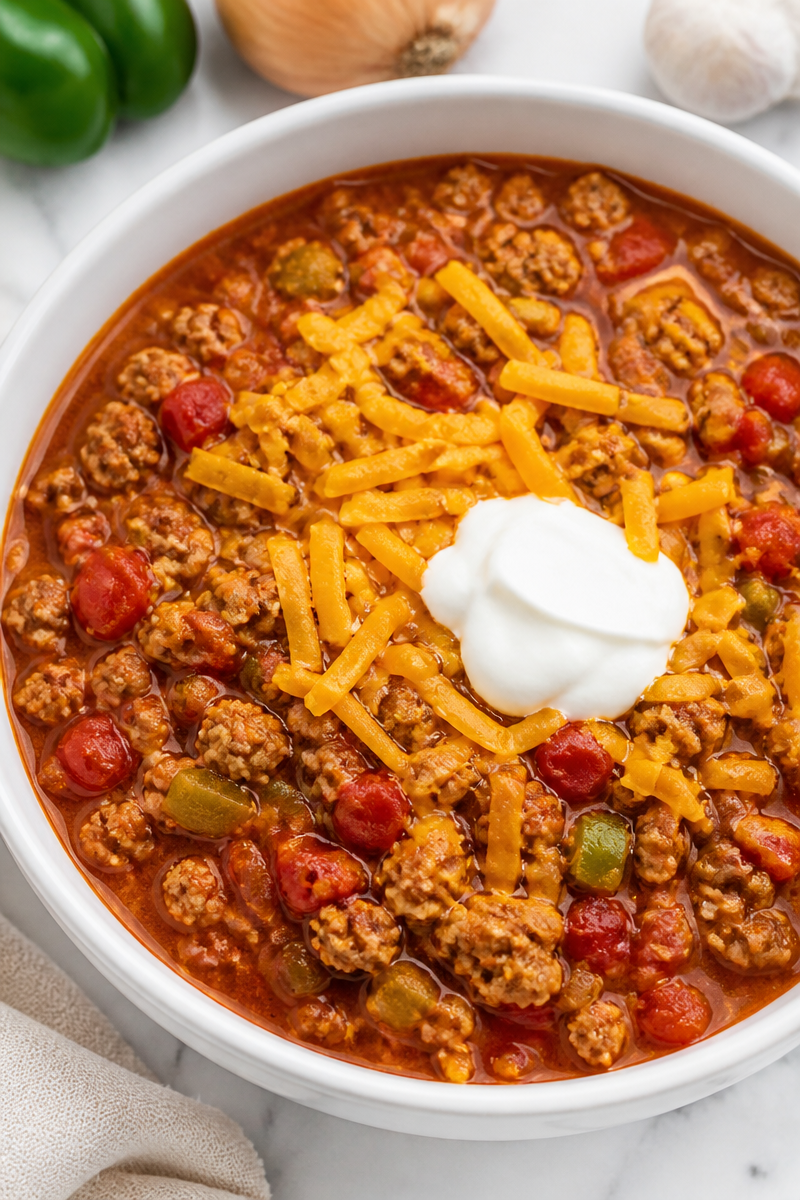 Keto Turkey Chili No Bean