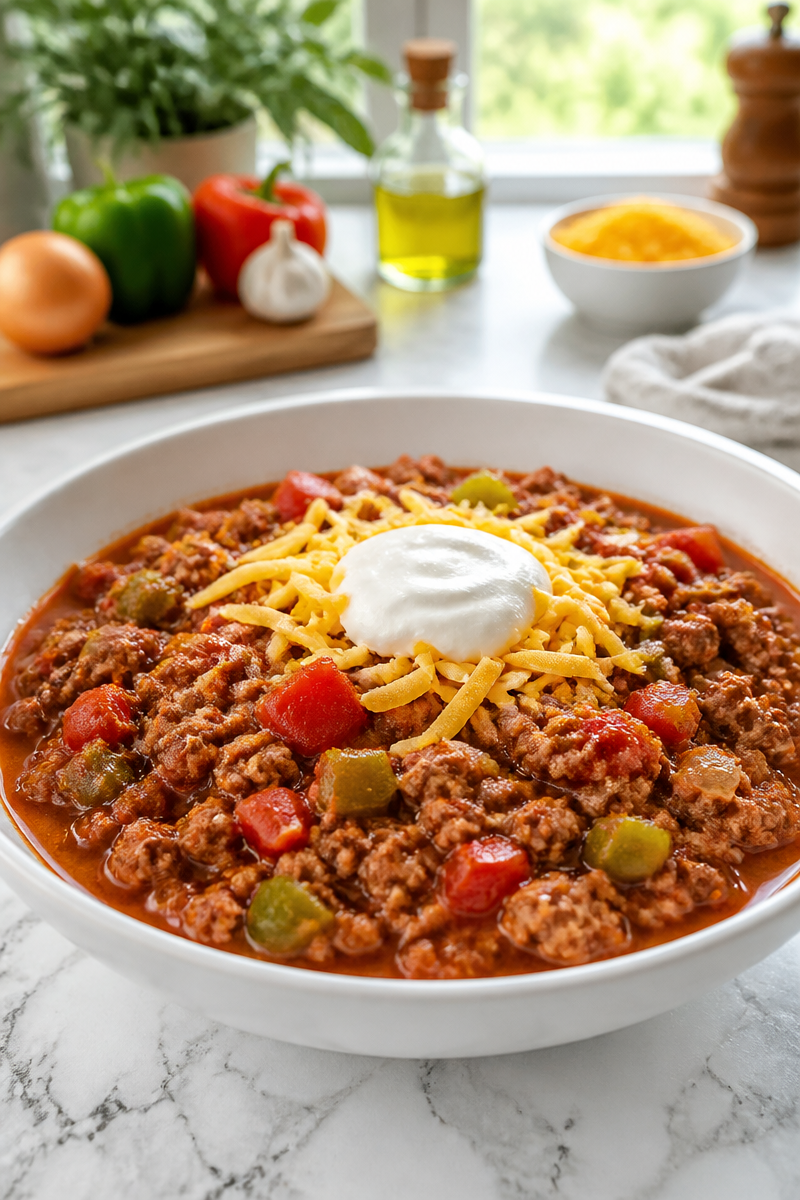 Keto Turkey Chili No Bean
