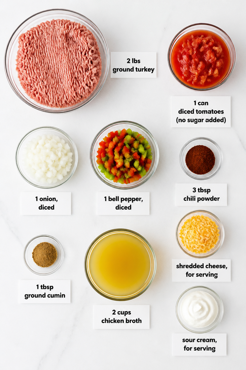 Keto Turkey Chili No Bean