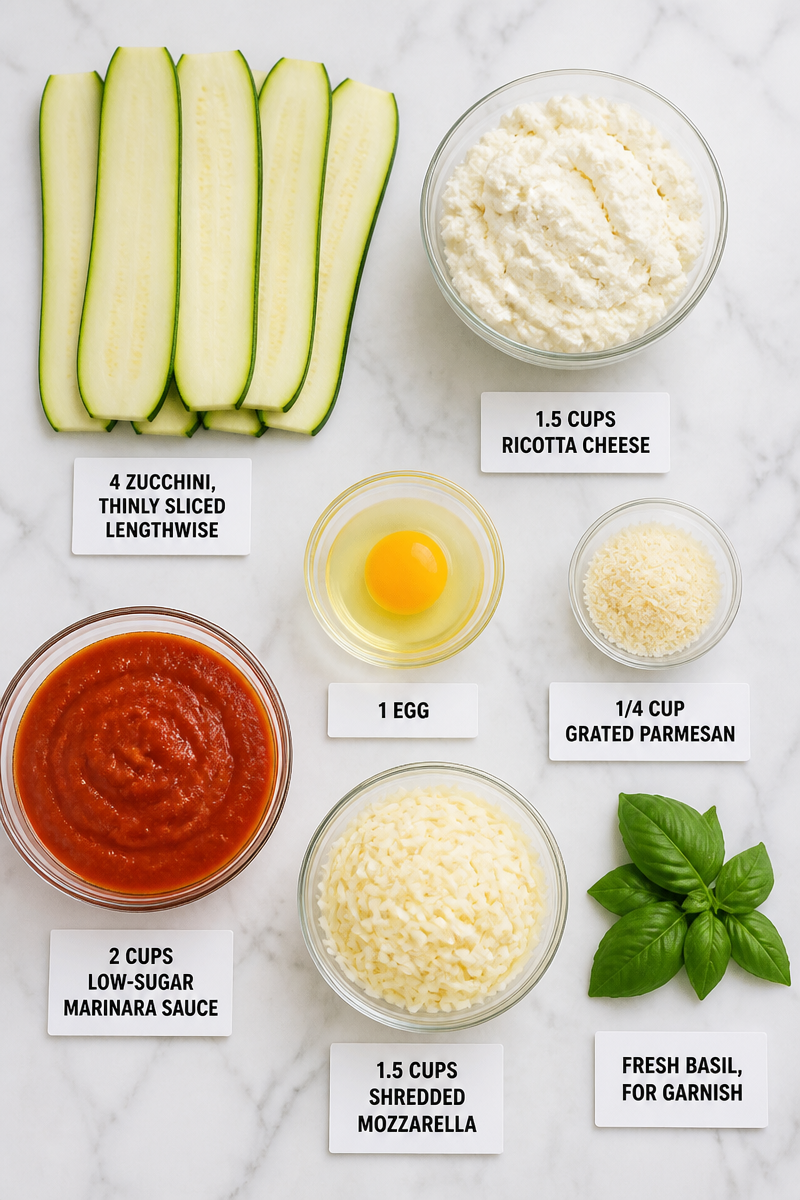 Keto Zucchini Lasagna Roll Up