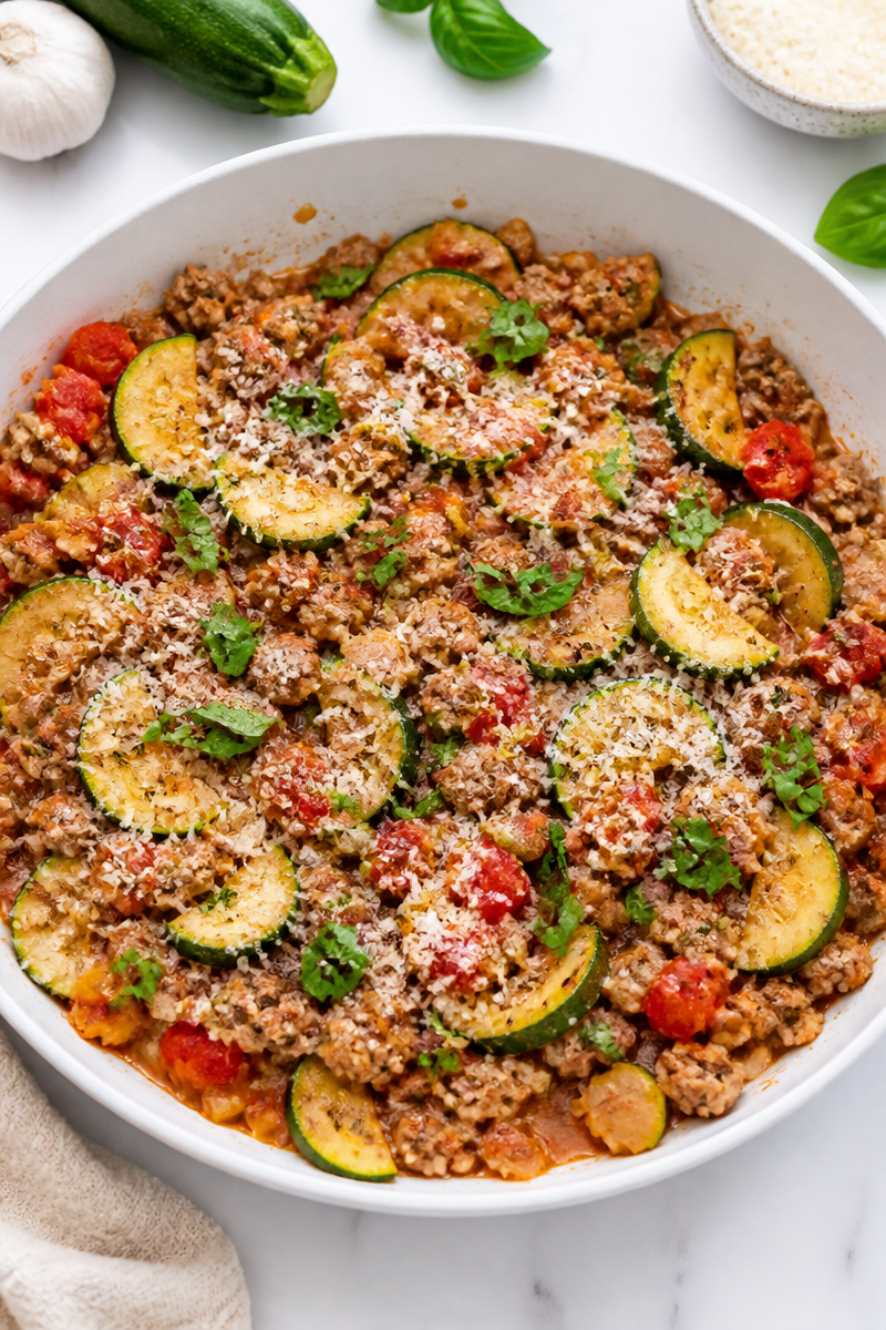 Light Zucchini Turkey Skillet Dinner Light Zucchini Turkey Skillet Dinner