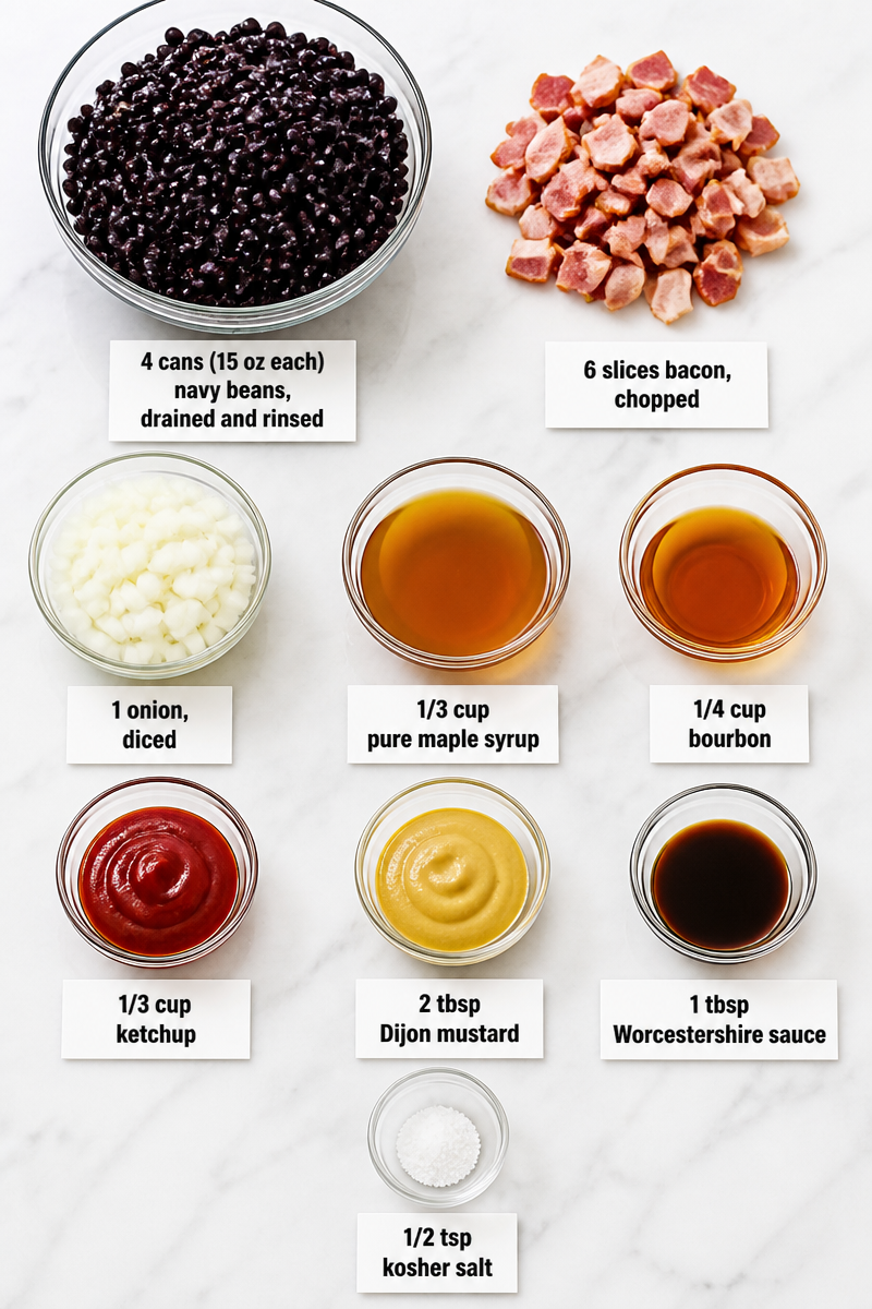 Maple Bourbon Baked Bean Skillet Maple Bourbon Baked Bean Skillet