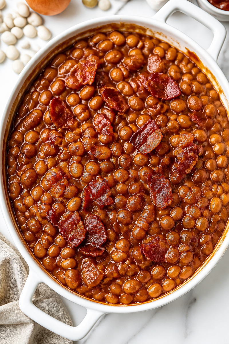 Maple Bourbon Baked Bean Skillet Maple Bourbon Baked Bean Skillet