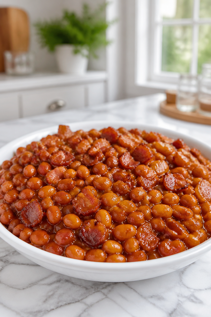 Maple Bourbon Baked Bean Skillet Maple Bourbon Baked Bean Skillet