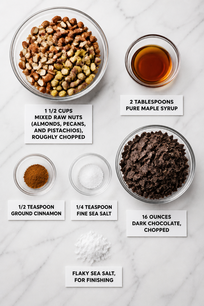 Maple Roasted Mixed Nut Bark