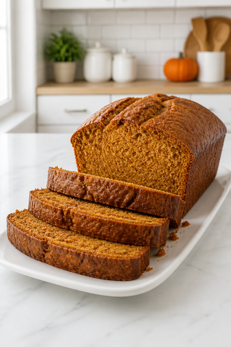 Moist Cinnamon Pumpkin Bread Recipe