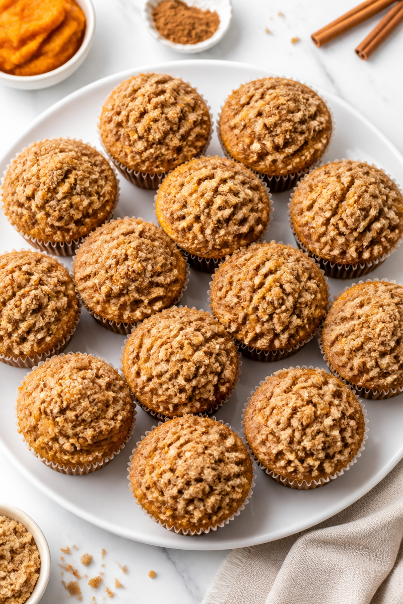 Moist Pumpkin Streusel Muffins Recipe