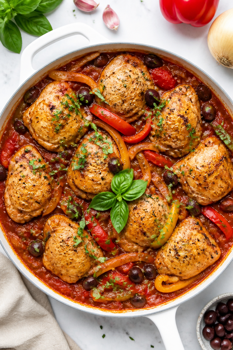 National Chicken Cacciatore Day Skillet National Chicken Cacciatore Day Skillet