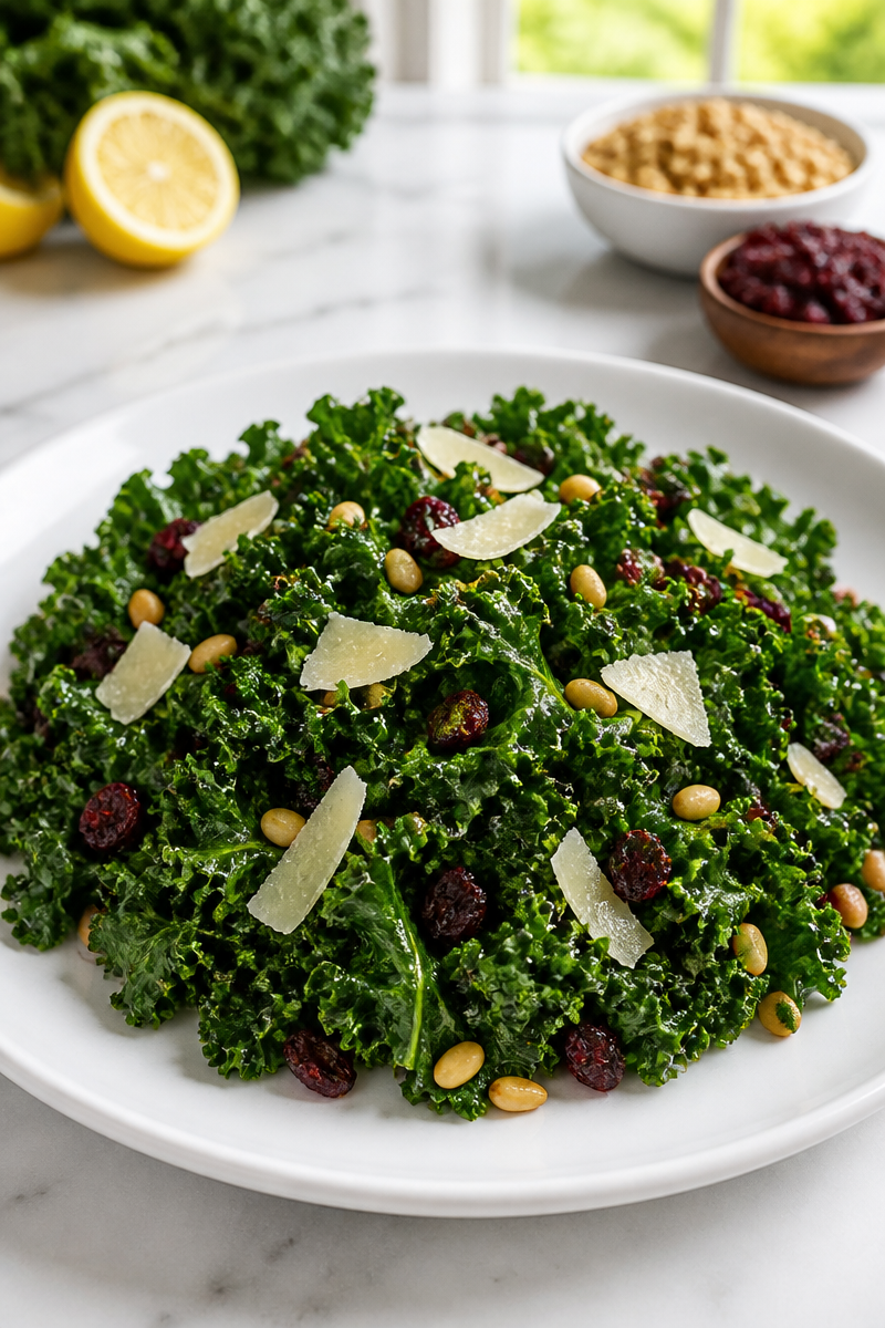 National Kale Day Massaged Salad