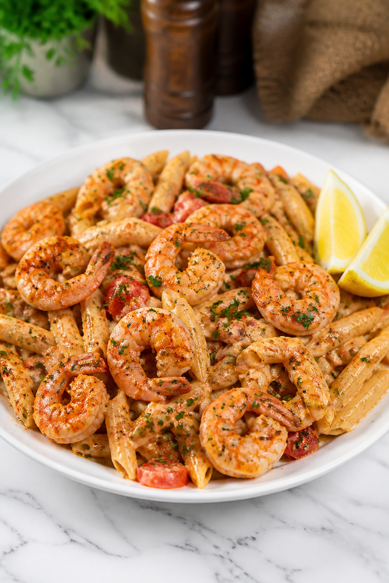 One Pot Creamy Cajun Shrimp One Pot Creamy Cajun Shrimp