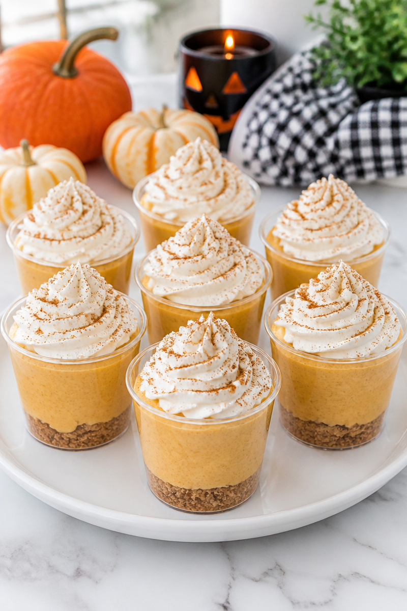 Pumpkin Cheesecake Halloween Dessert Cups Pumpkin Cheesecake Halloween Dessert Cups