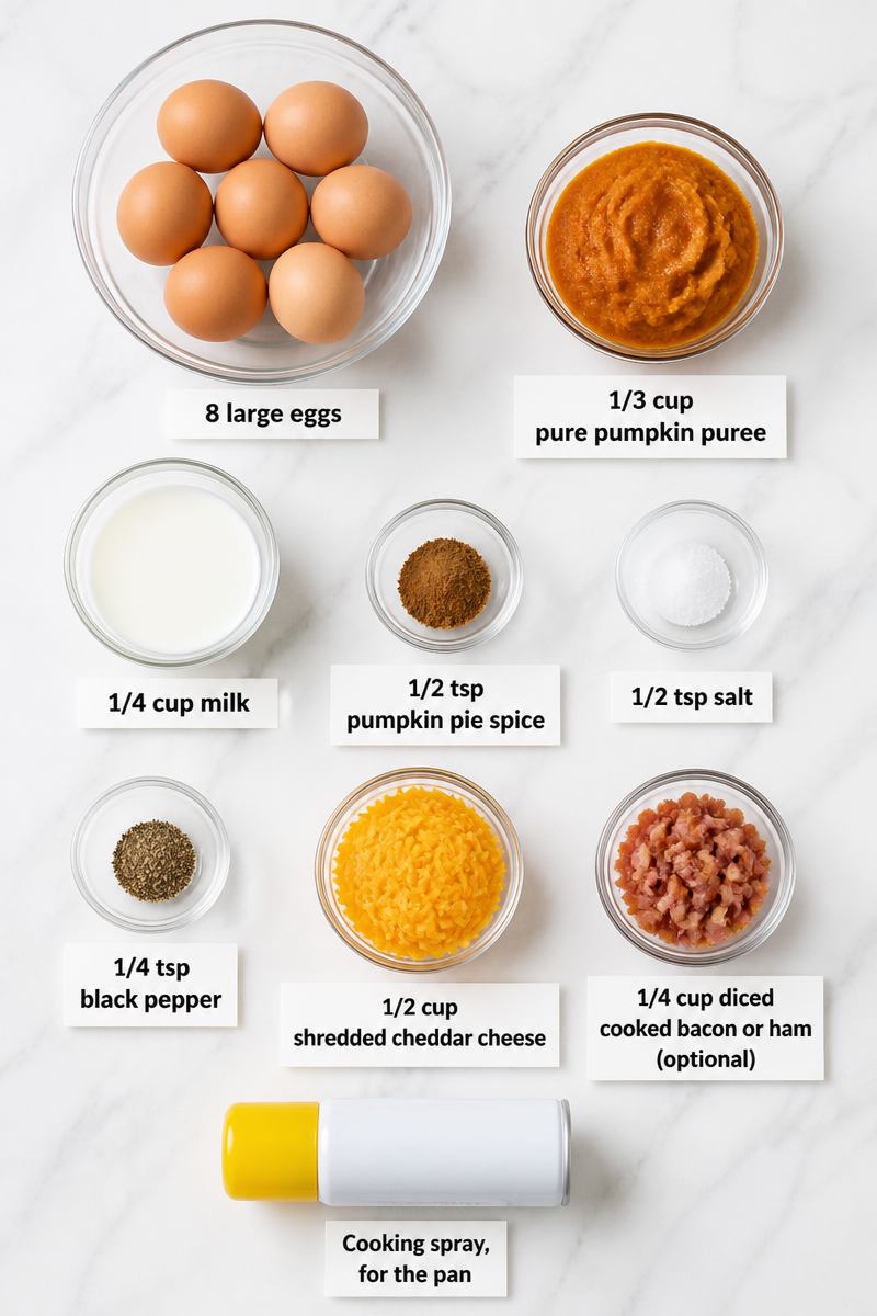 Pumpkin Spice Breakfast Egg Muffins