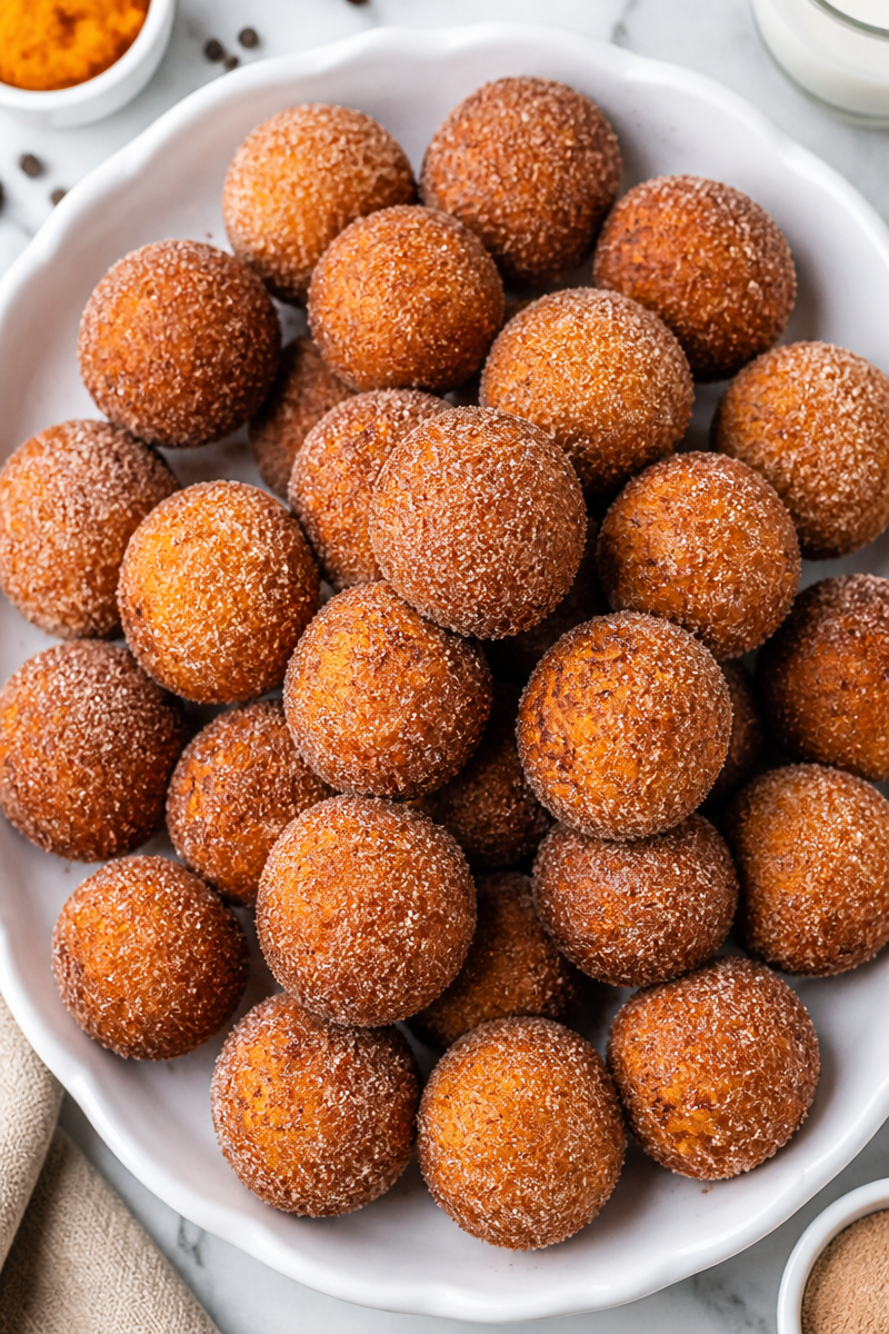 Pumpkin Spice Halloween Donut Holes Pumpkin Spice Halloween Donut Holes