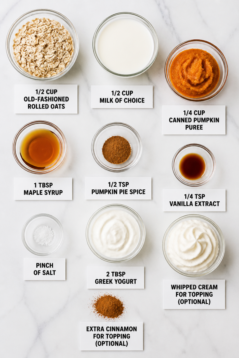 Pumpkin Spice Overnight Oats Recipe Pumpkin Spice Overnight Oats Recipe