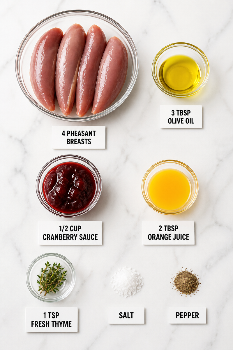 Roasted Pheasant Breast Cranberry Glaze Roasted Pheasant Breast Cranberry Glaze