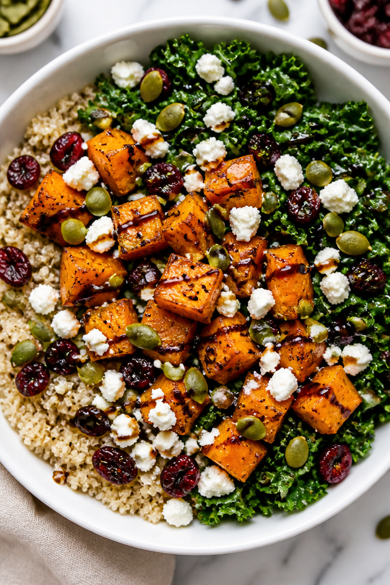 Roasted Pumpkin Halloween Harvest Bowl Roasted Pumpkin Halloween Harvest Bowl