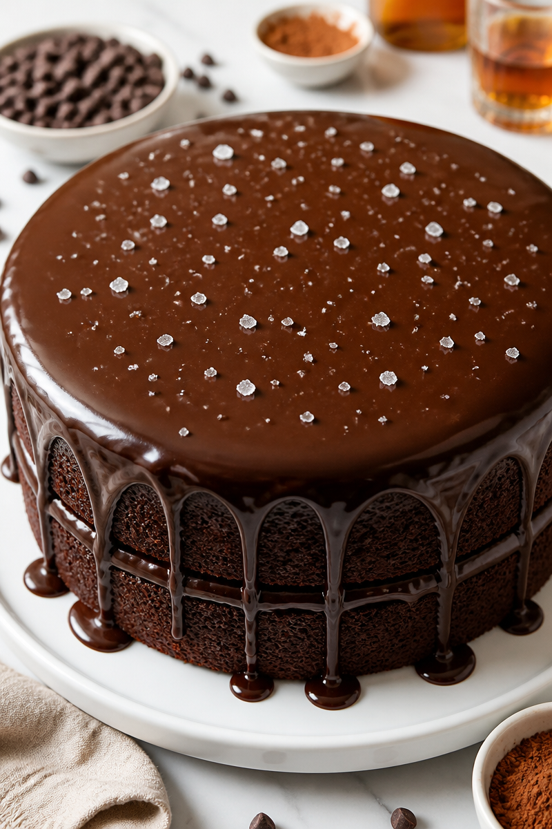 Rustic Chocolate Whiskey Cake for Him Rustic Chocolate Whiskey Cake for Him