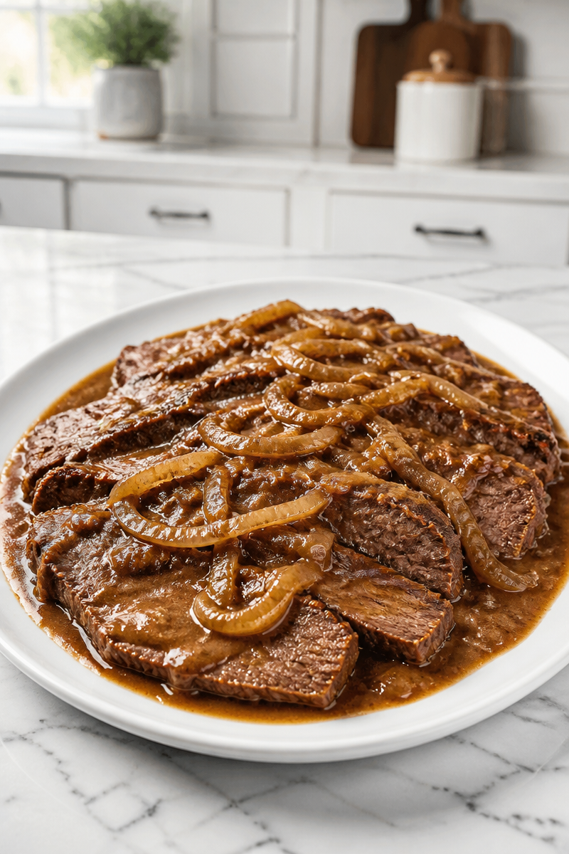 Slow Cooker Beef Brisket Onion Gravy Slow Cooker Beef Brisket Onion Gravy