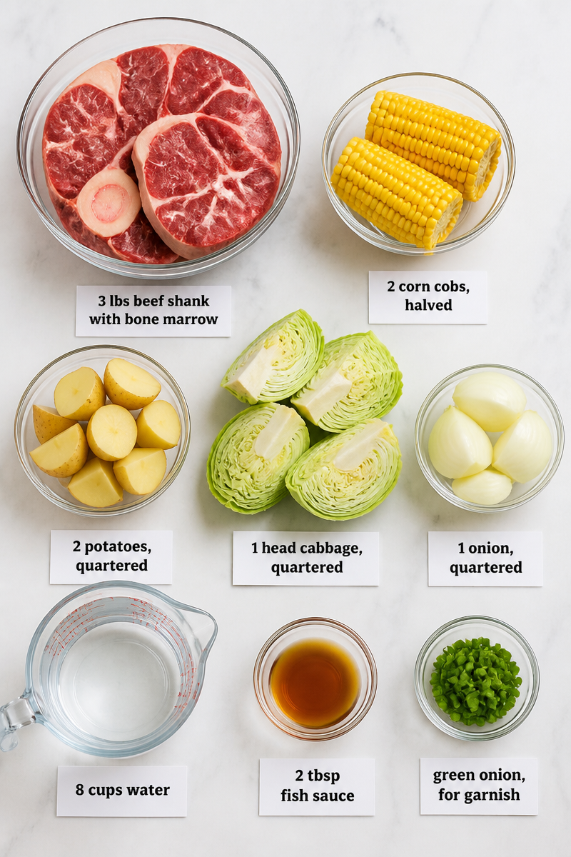 Slow Cooker Beef Bulalo Filipino Soup