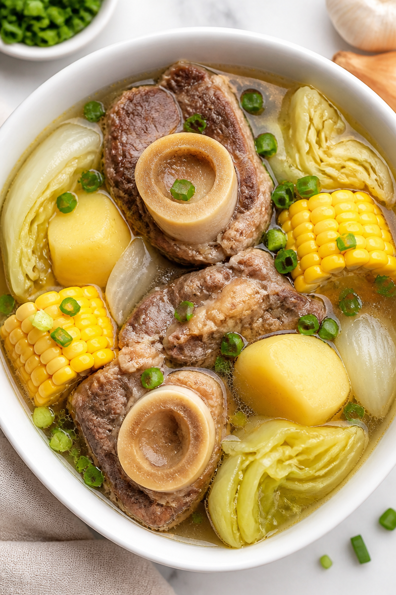 Slow Cooker Beef Bulalo Filipino Soup