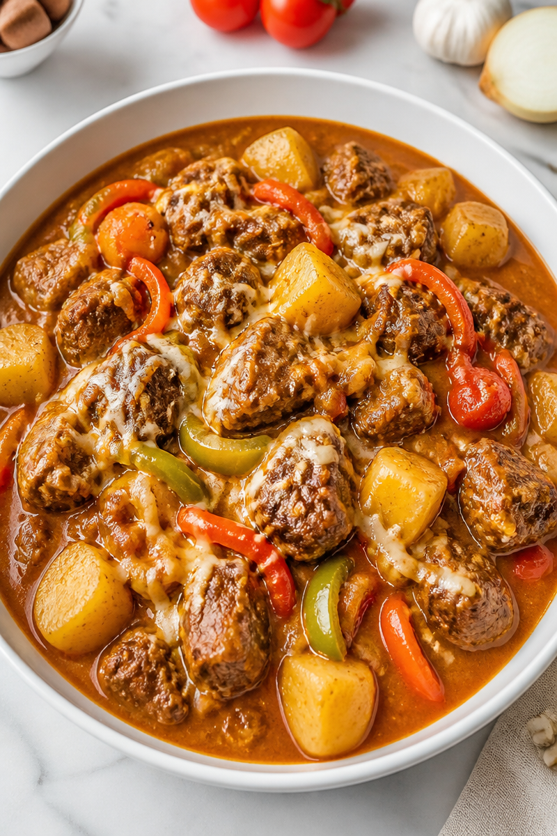 Slow Cooker Beef Caldereta Filipino Stew Slow Cooker Beef Caldereta Filipino Stew