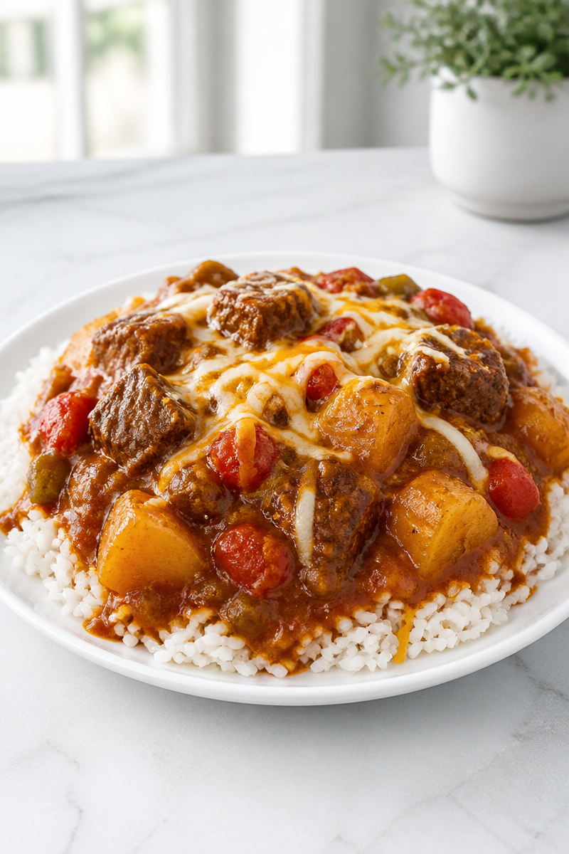 Slow Cooker Beef Caldereta Filipino Stew Slow Cooker Beef Caldereta Filipino Stew