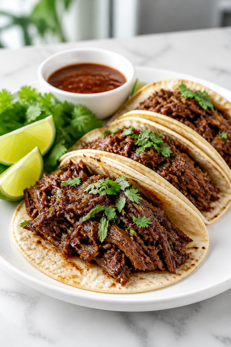 Slow Cooker Beef Cheek Barbacoa Tender