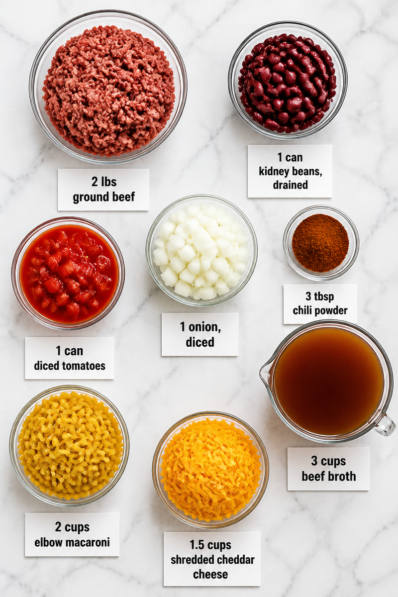 Slow Cooker Beef Chili Mac Skillet Slow Cooker Beef Chili Mac Skillet