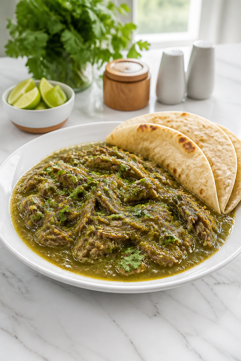 Slow Cooker Beef Chili Verde Tomatillo Slow Cooker Beef Chili Verde Tomatillo