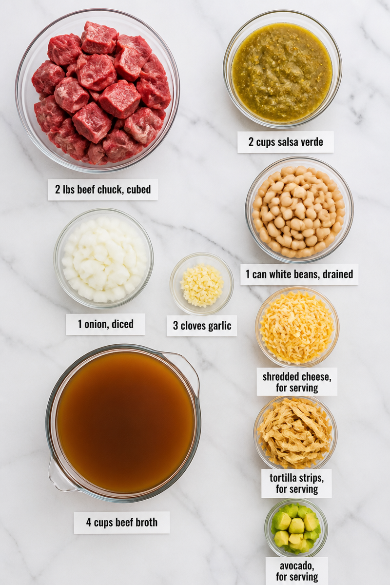 Slow Cooker Beef Enchilada Soup Verde Slow Cooker Beef Enchilada Soup Verde